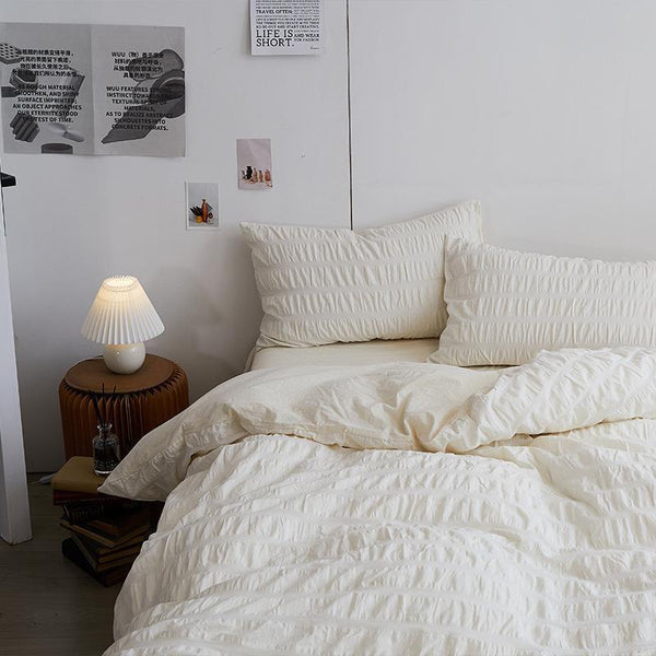 Plush Puff Bedding Set - Bedding - Delicors