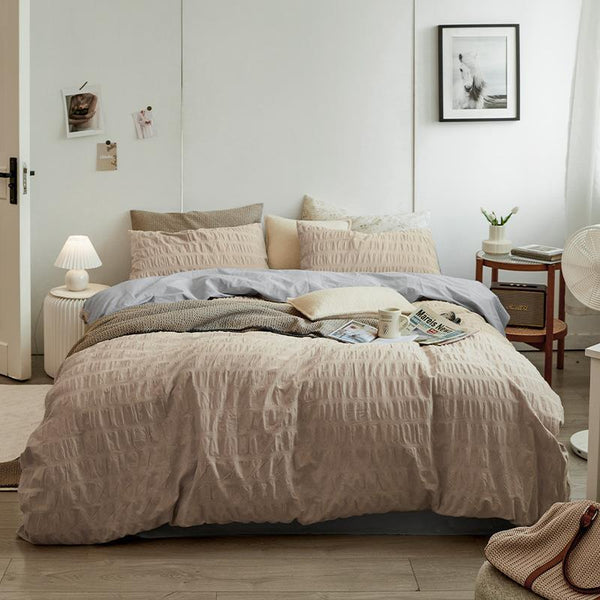 Plush Puff Bedding Set - Bedding - Delicors
