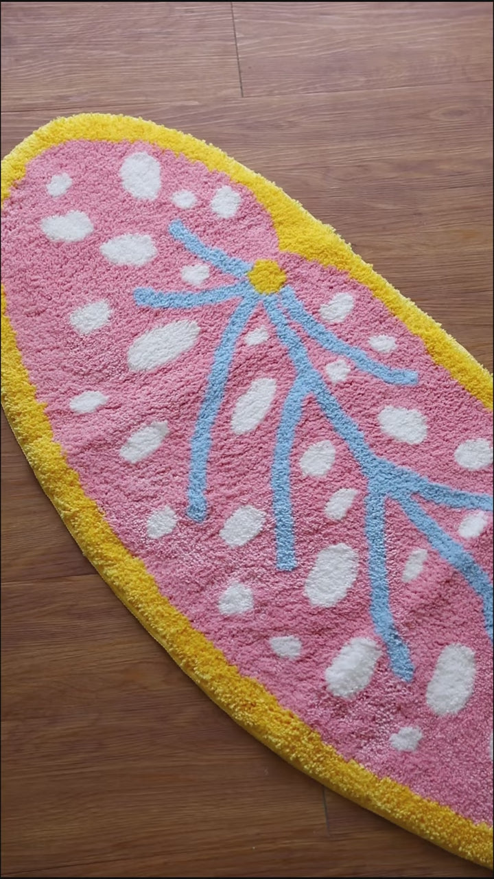 Fairy Begonia Wing Rug - Delicors