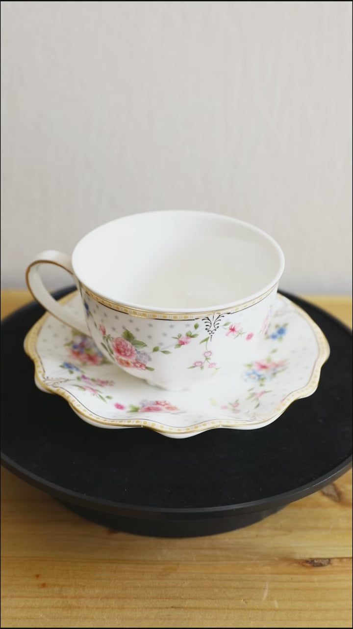 Wave Edge Garden Teacup Set - Delicors