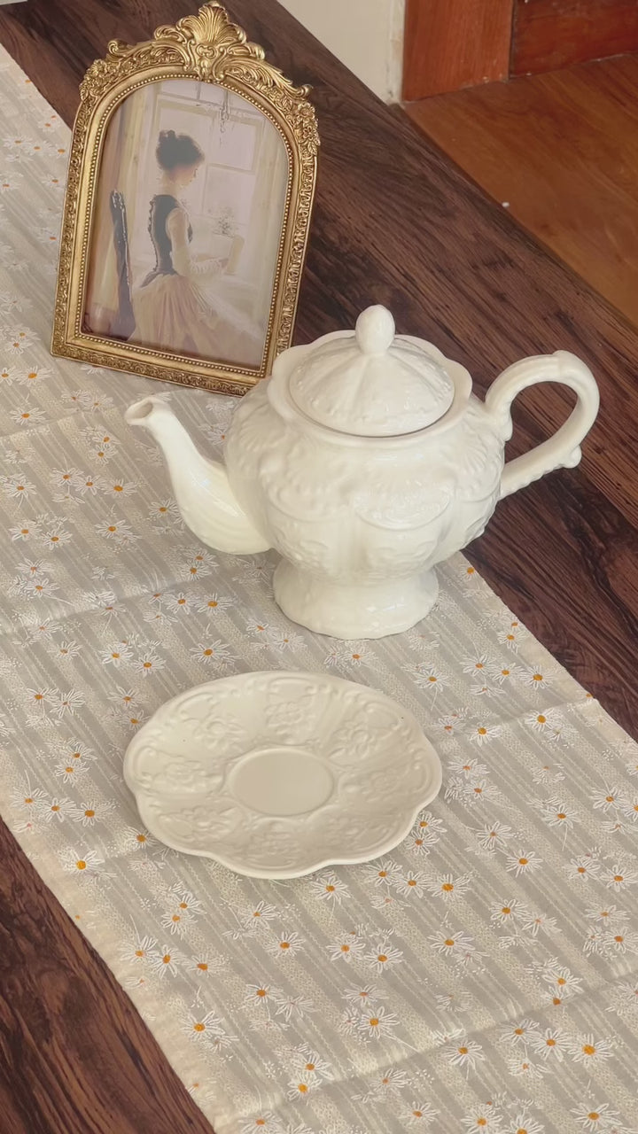 Pearl Teacup & Pot - Delicors