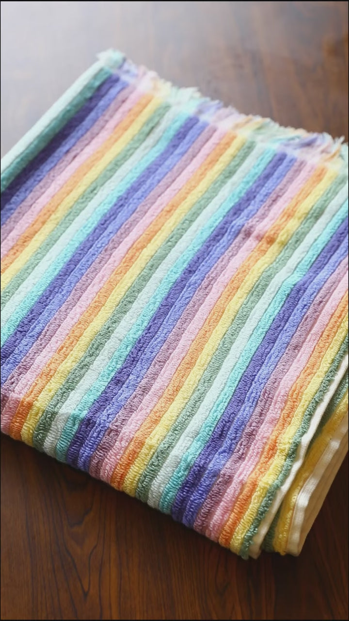 Rain & Rainbow Tassel Towel Collection