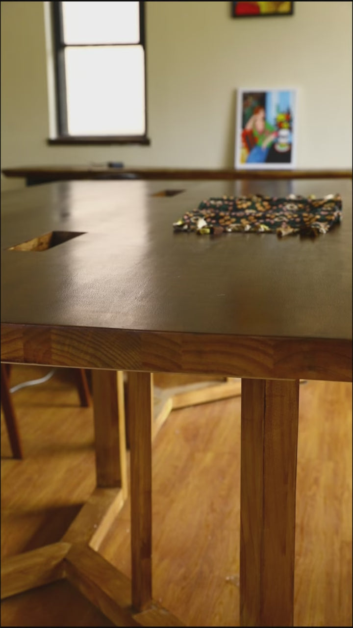 Midnight Bloom Table Runner