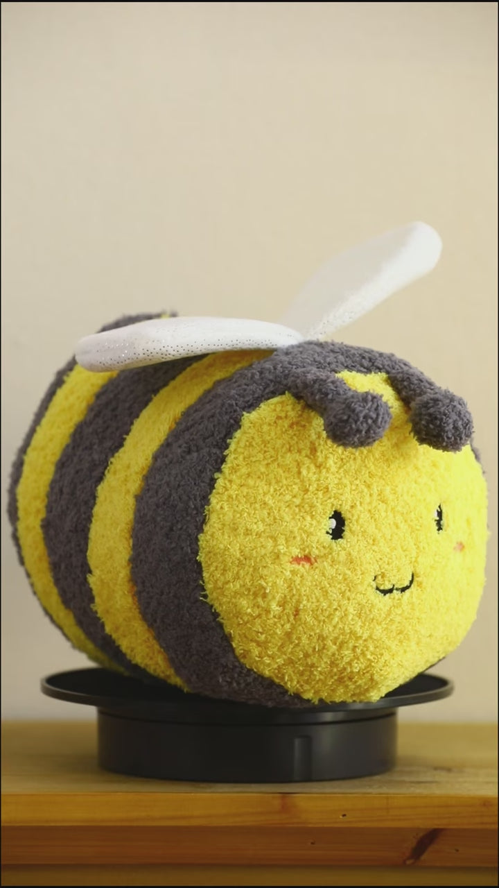 Springtime Flower and Bee Boucle Cushion Collection -- Delicors
