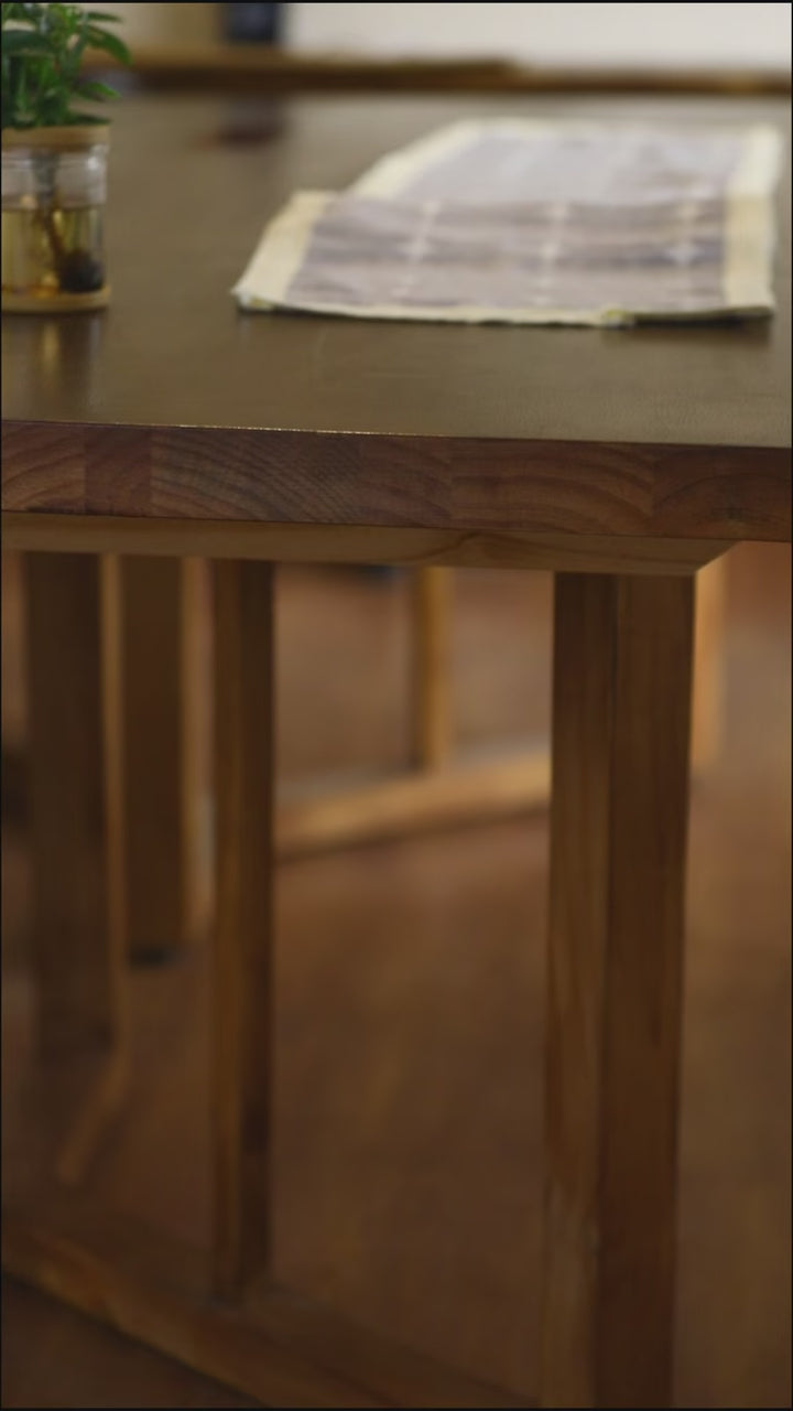 Woven Fringe Square Table Runner - Delicors