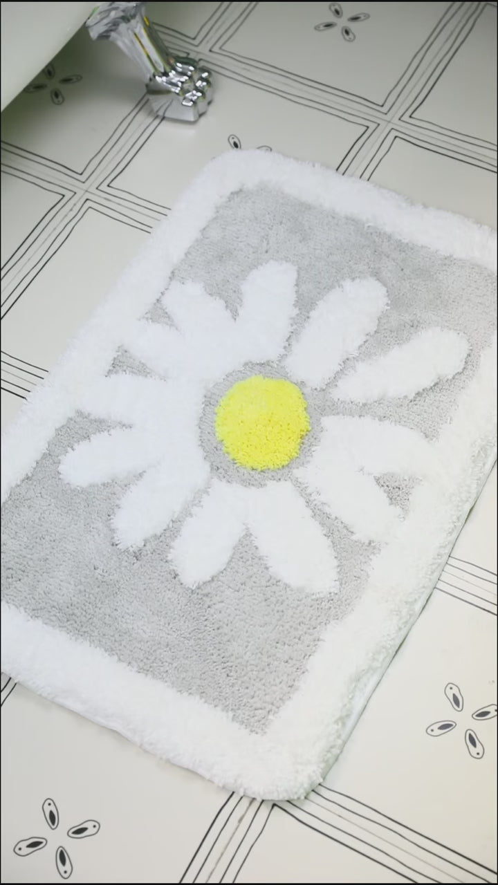 Daisy Petal Bath Mat - Delicors