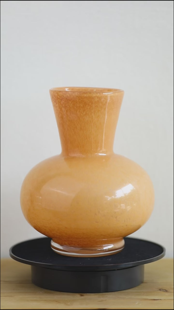 Long Neck Pastel Glass Vase - Delicors