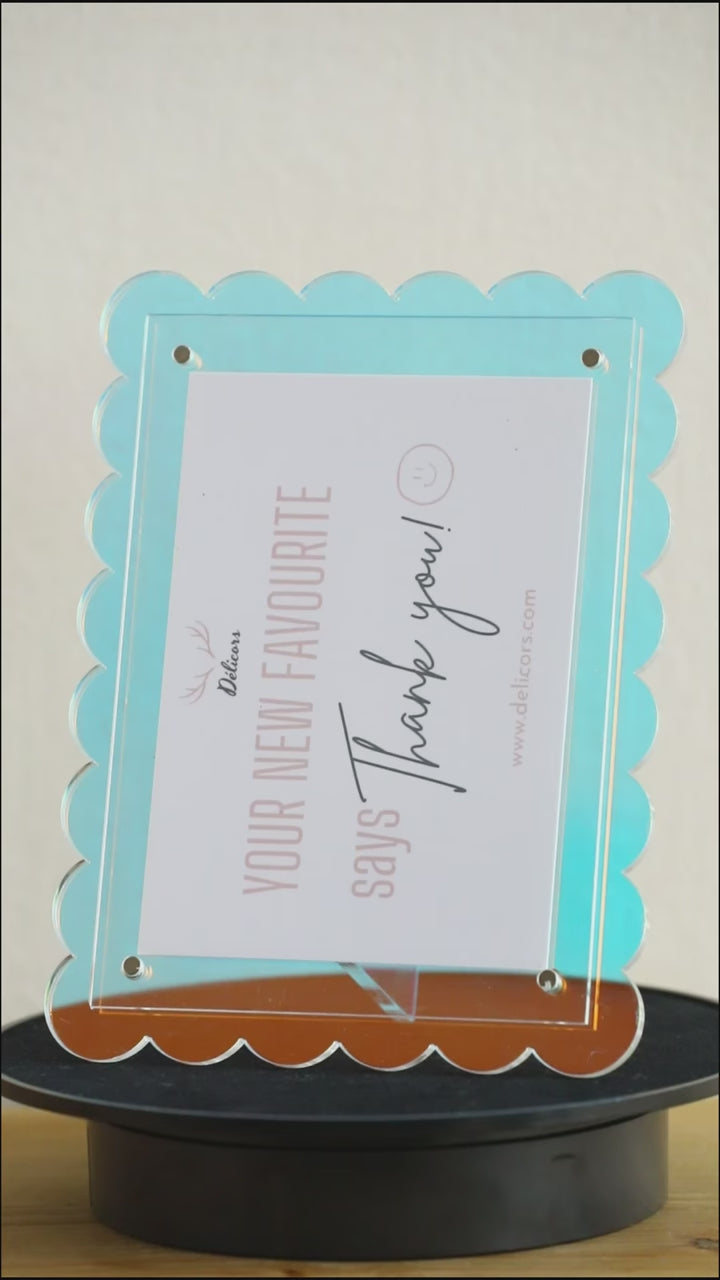 Cookie Acrylic Photo Frame Multicolour - Delicors