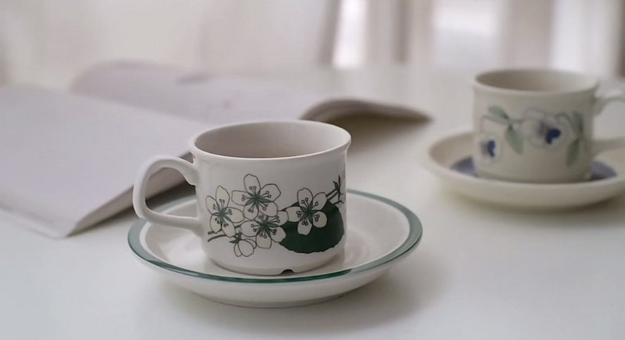 Floral Time Teacup Set