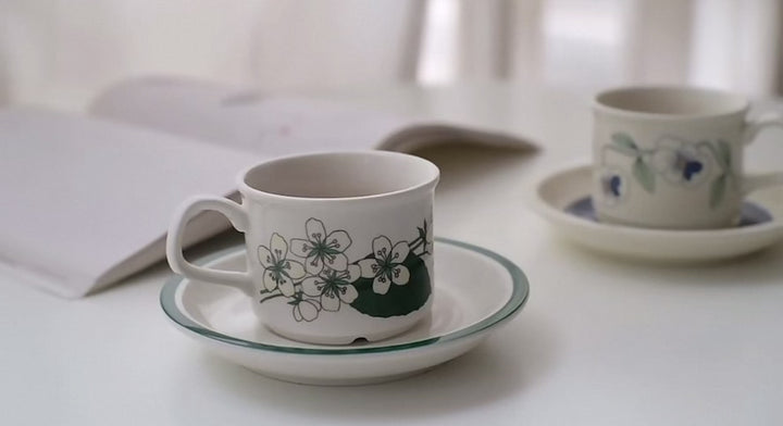 Floral Time Teacup Set