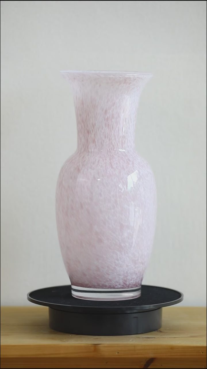 Pink Romantic Glass Vase - Delicors