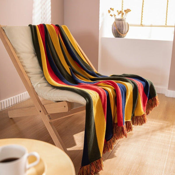 Retro QuadTone Blanket - Throw - Delicors