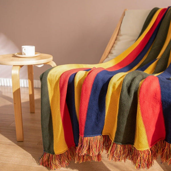 Retro QuadTone Blanket - Throw - Delicors