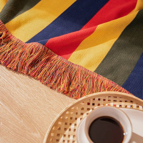 Retro QuadTone Blanket - Throw - Delicors