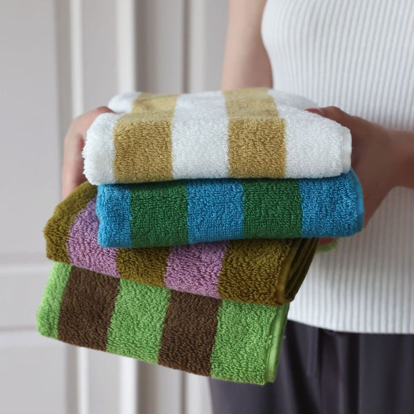 Retro Striped Beach Towel - Towel - Delicors