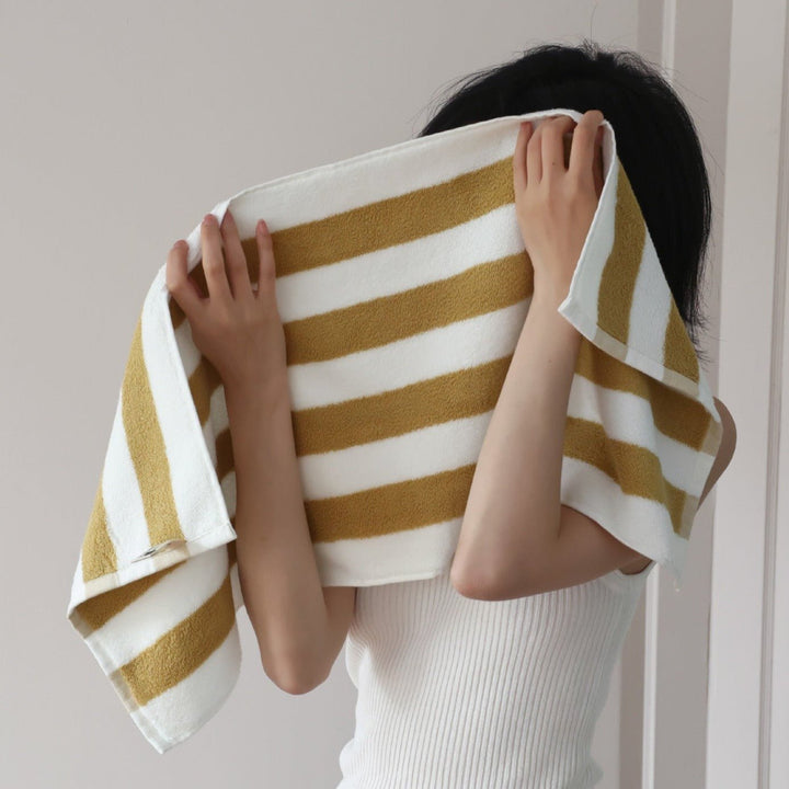 Retro Striped Beach Towel - Towel - Delicors