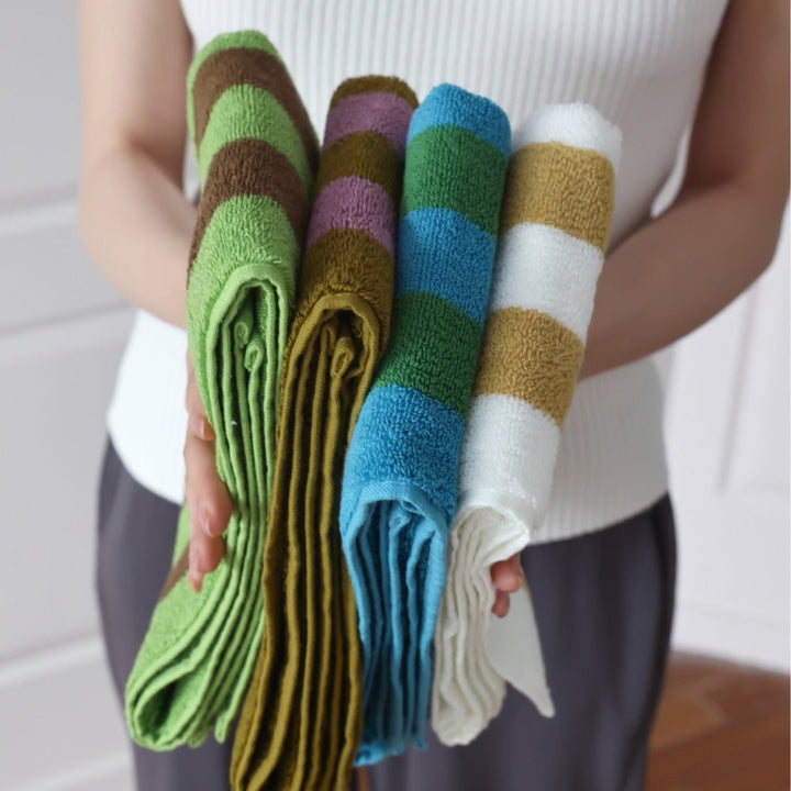 Retro Striped Beach Towel - Towel - Delicors