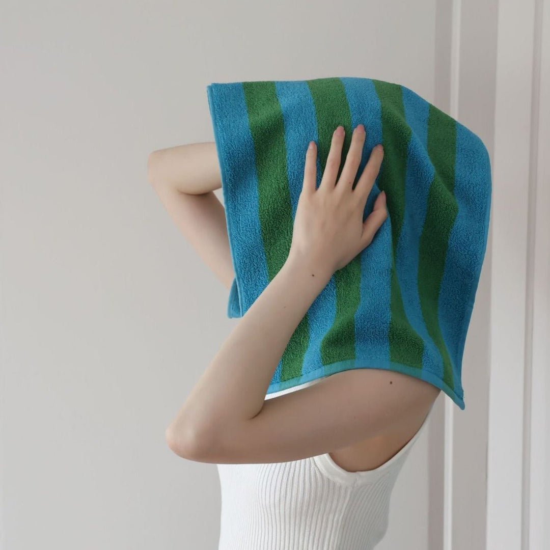 Retro Striped Beach Towel - Towel - Delicors