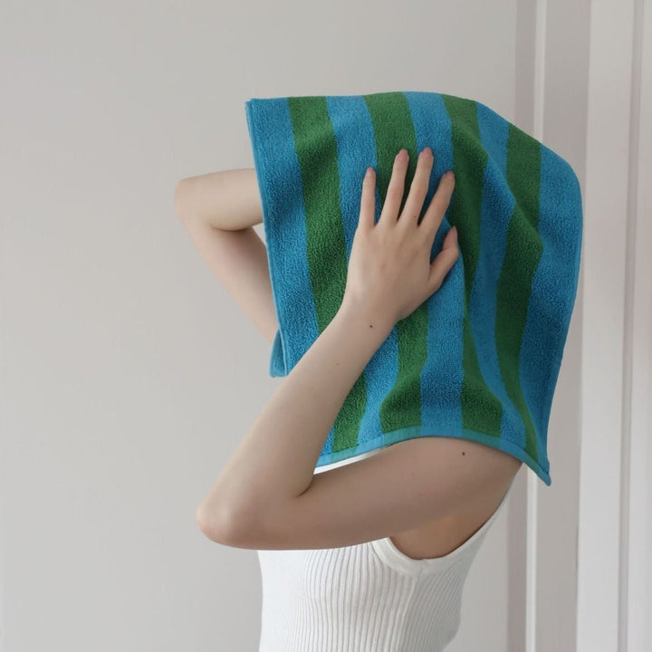 Retro Striped Beach Towel - Towel - Delicors