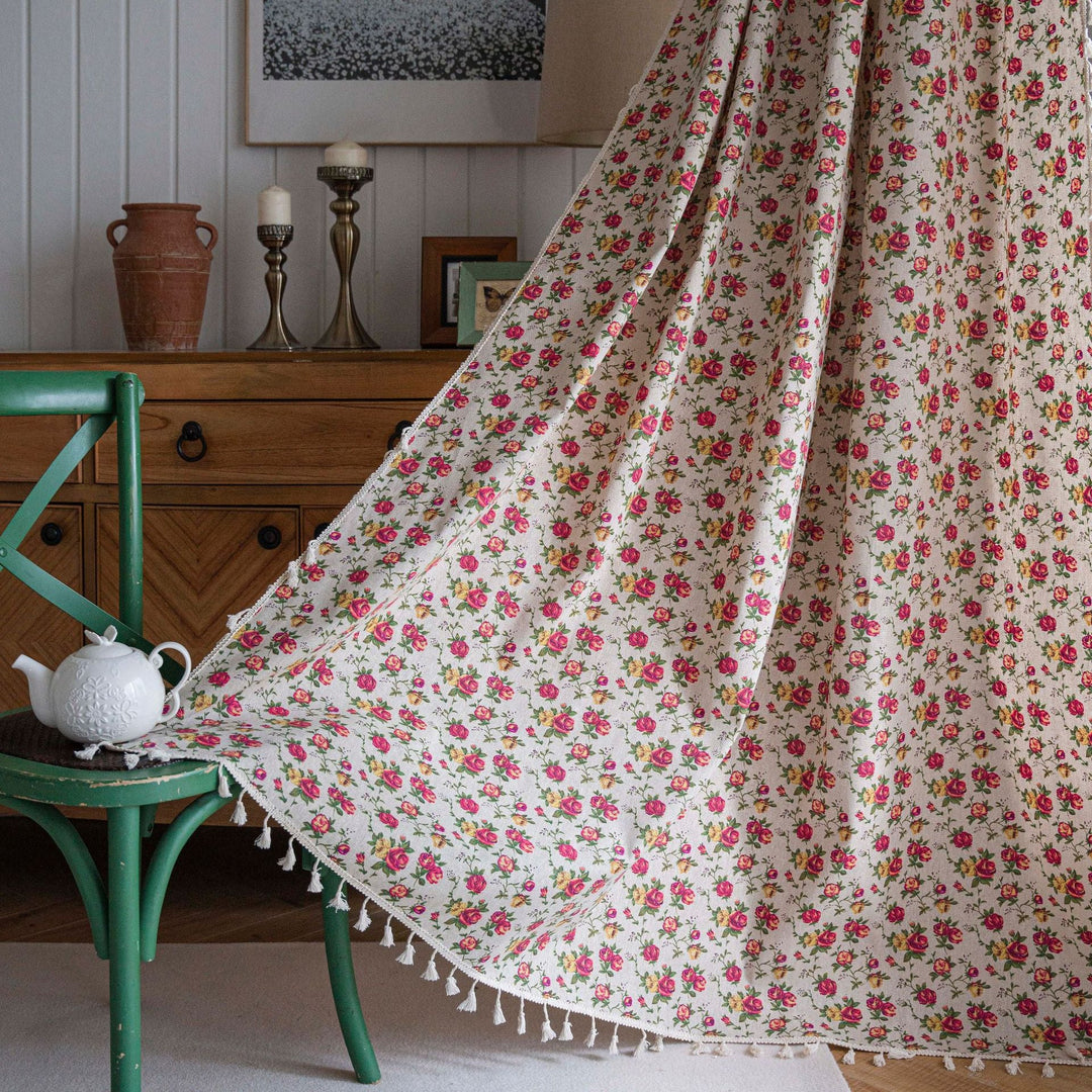 Rose Petal Curtain - Curtain - Delicors