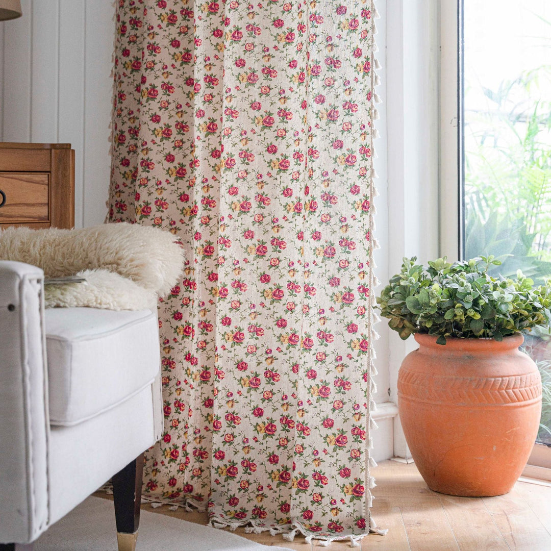 Rose Petal Curtain - Curtain - Delicors