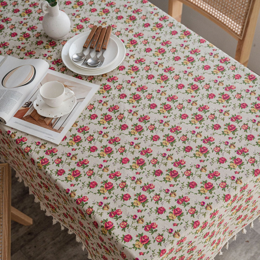 Rose Petal Table Cloth - Table Cloth - Delicors
