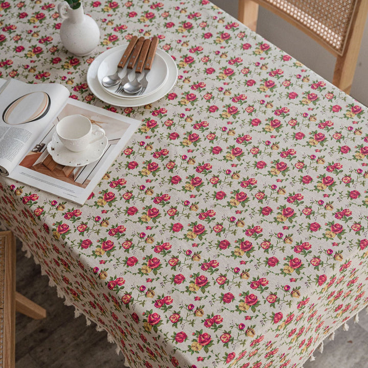 Rose Petal Table Cloth - Table Cloth - Delicors