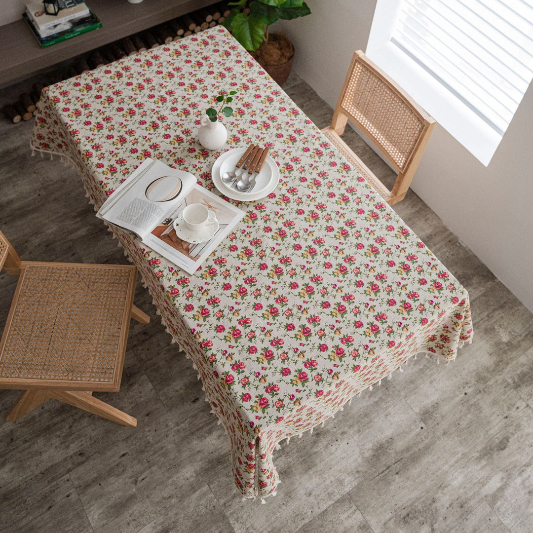 Rose Petal Table Cloth - Table Cloth - Delicors