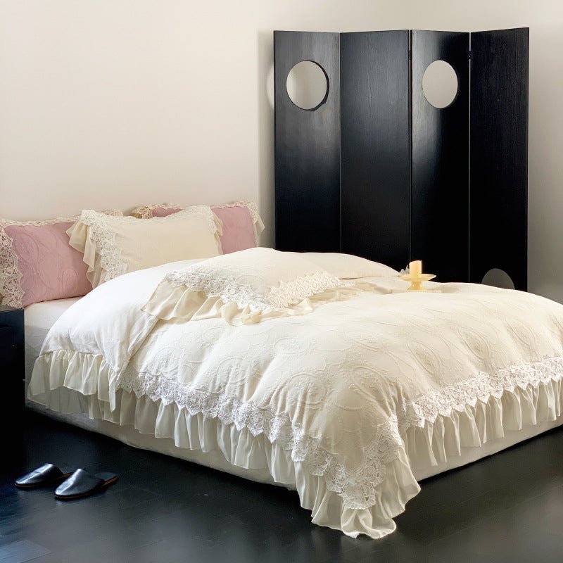 Royal Lace Duvet Cover Set -Bedding- Delicors