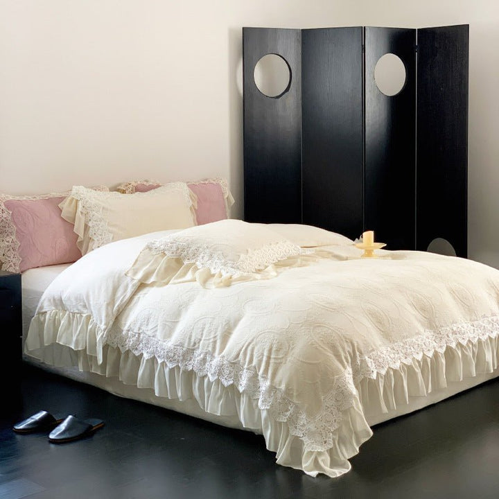 Royal Lace Duvet Cover Set -Bedding- Delicors