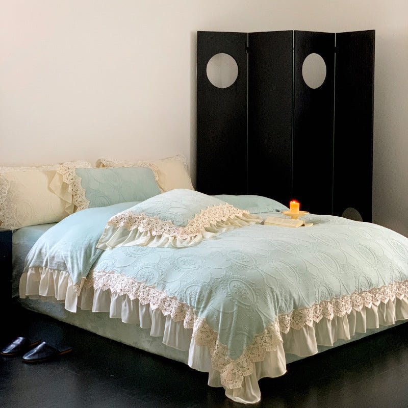 Royal Lace Duvet Cover Set -Bedding- Delicors