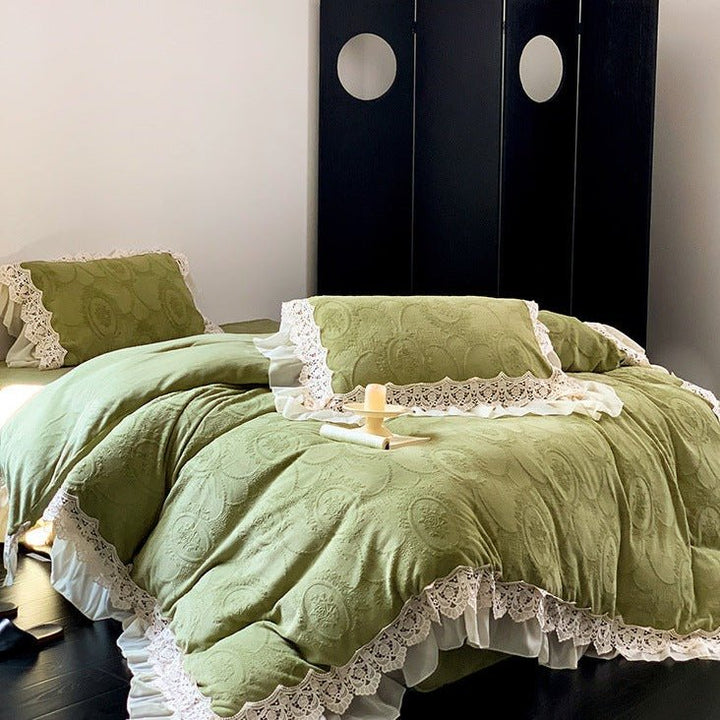 Royal Lace Duvet Cover Set -Bedding- Delicors