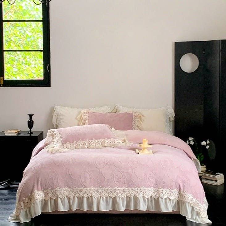 Royal Lace Duvet Cover Set -Bedding- Delicors