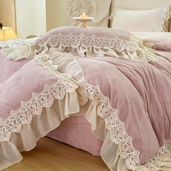 Royal Lace Duvet Cover Set -Bedding- Delicors