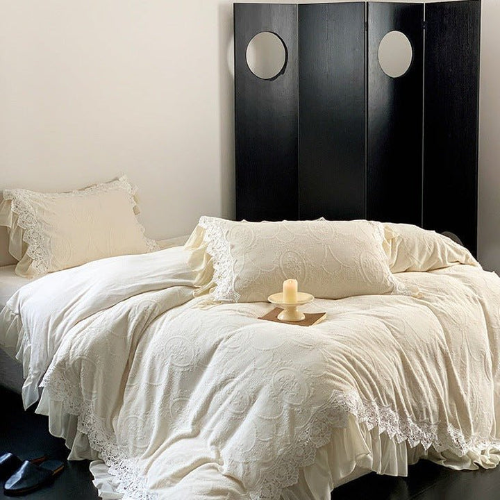 Royal Lace Duvet Cover Set -Bedding- Delicors