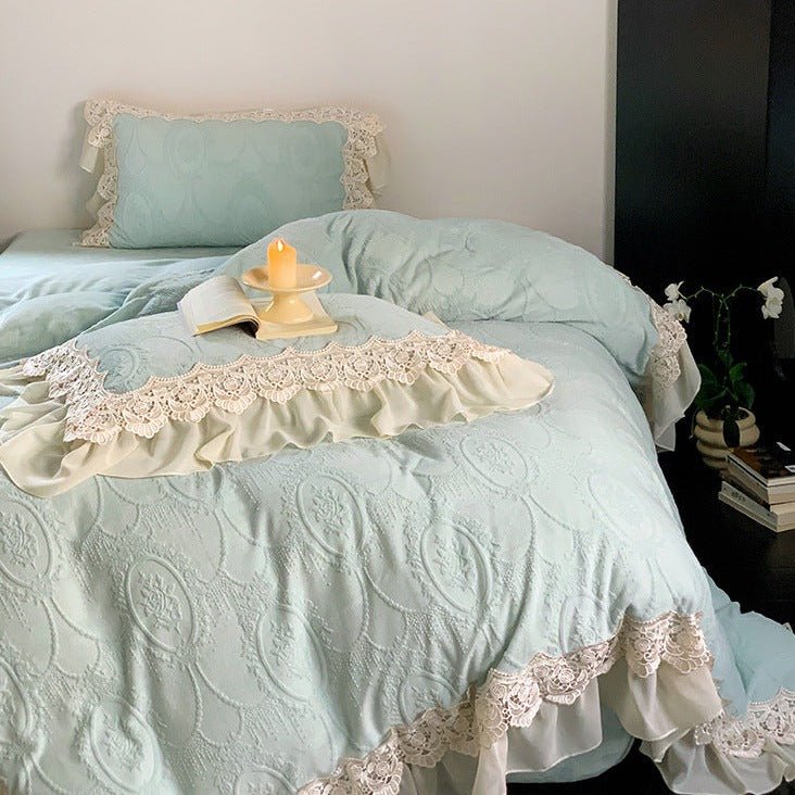 Royal Lace Duvet Cover Set -Bedding- Delicors