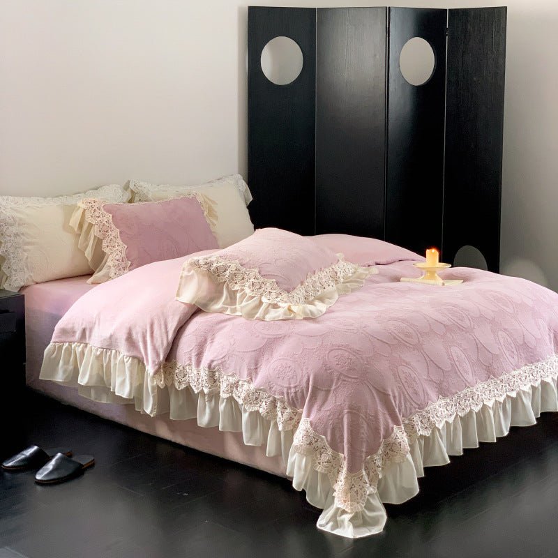 Royal Lace Duvet Cover Set -Bedding- Delicors
