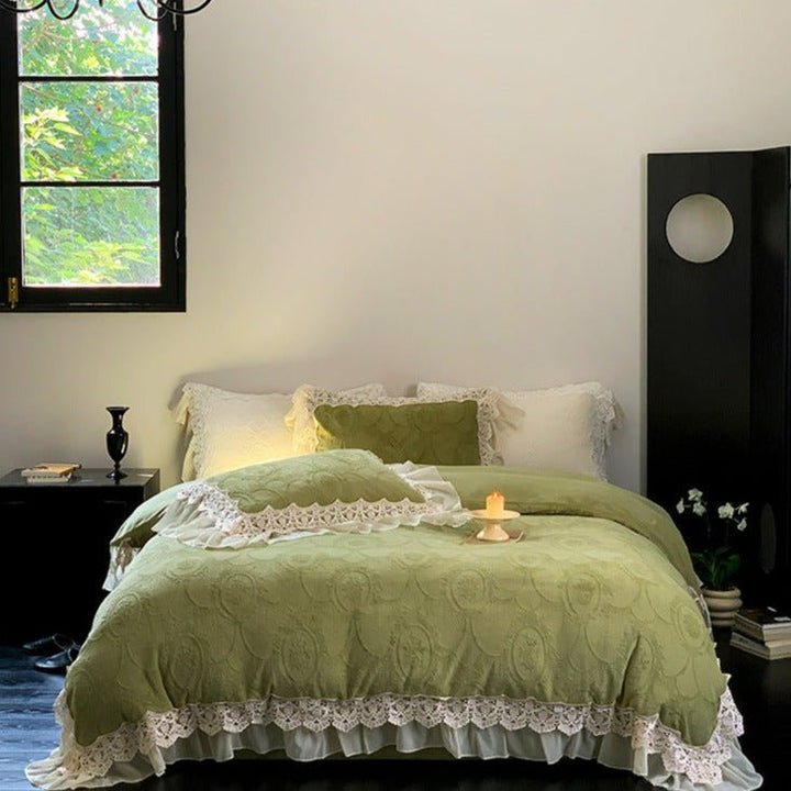 Royal Lace Duvet Cover Set -Bedding- Delicors