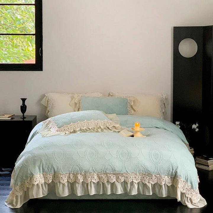 Royal Lace Duvet Cover Set -Bedding- Delicors