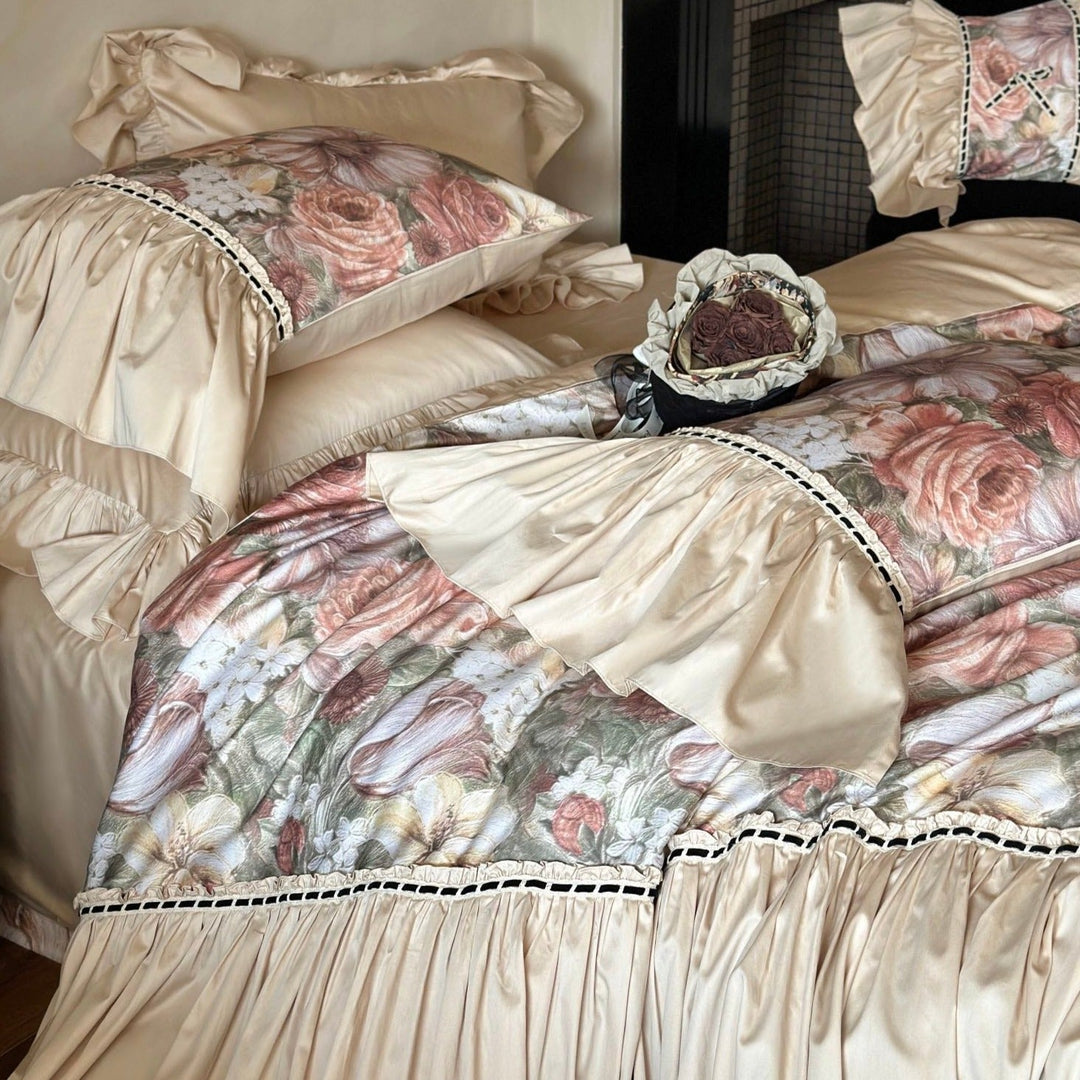 Royal Palace Ruffle Bedding Set - Bedding - Delicors