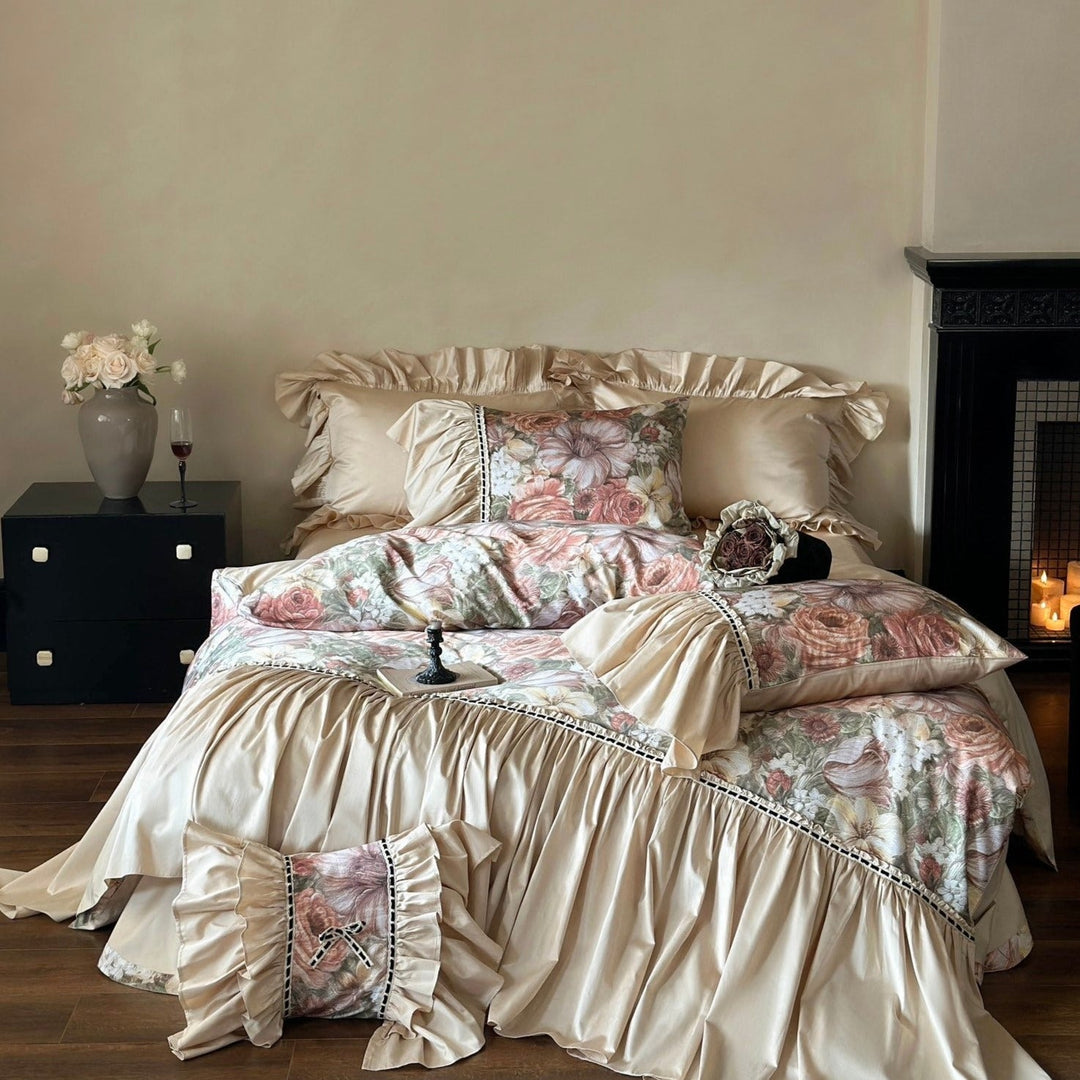 Royal Palace Ruffle Bedding Set - Bedding - Delicors