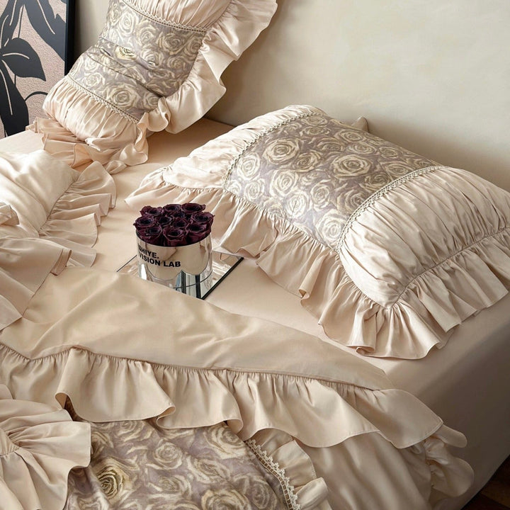 Royal Palace Ruffle Bedding Set - Bedding - Delicors