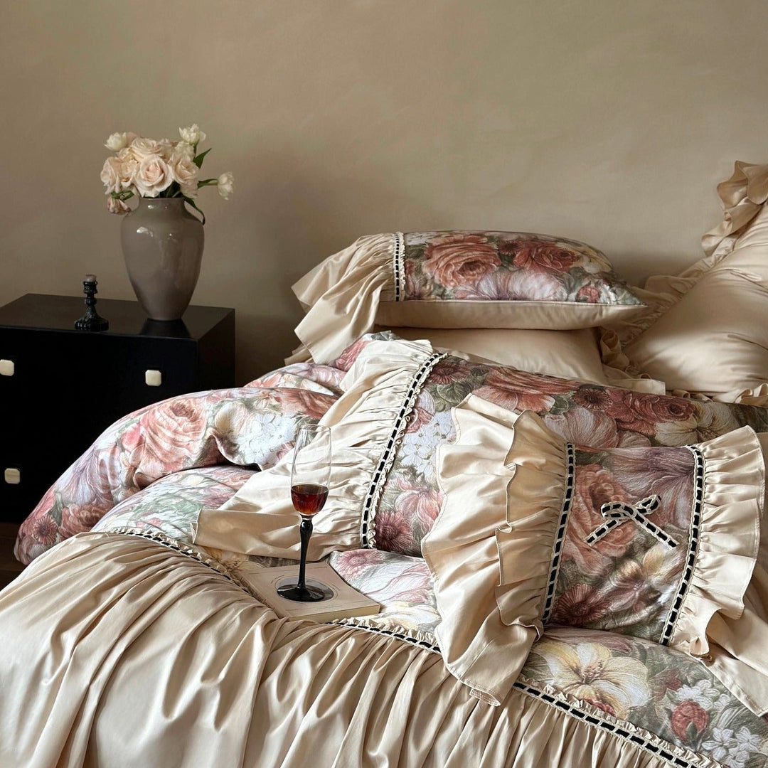 Royal Palace Ruffle Bedding Set - Bedding - Delicors