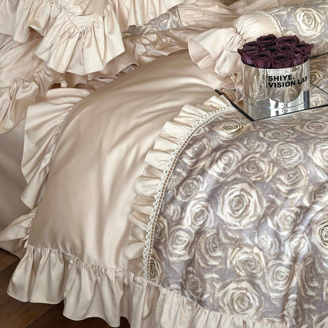 Royal Palace Ruffle Bedding Set - Bedding - Delicors