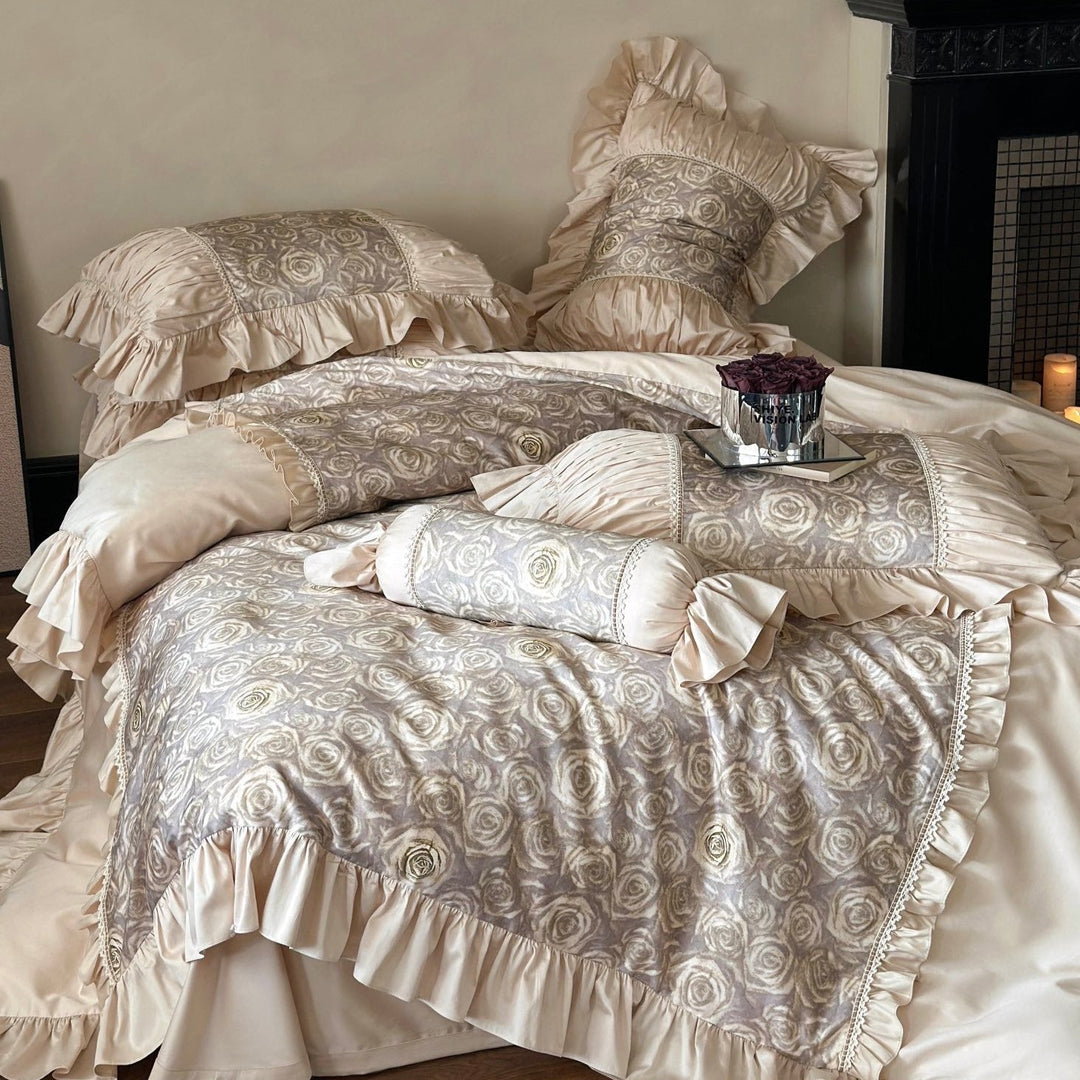Royal Palace Ruffle Bedding Set - Bedding - Delicors