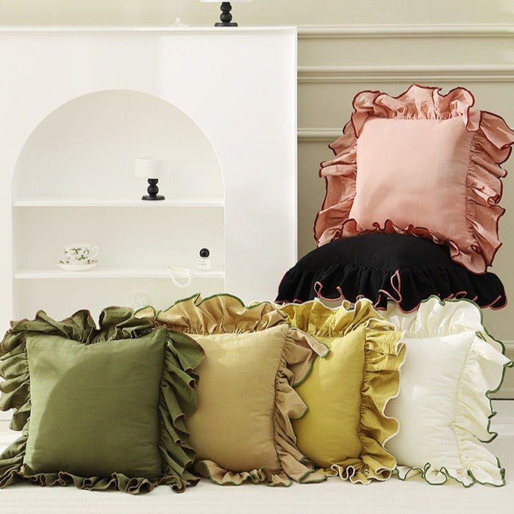 Royal Ruffle Cushion - Cushion - Delicors