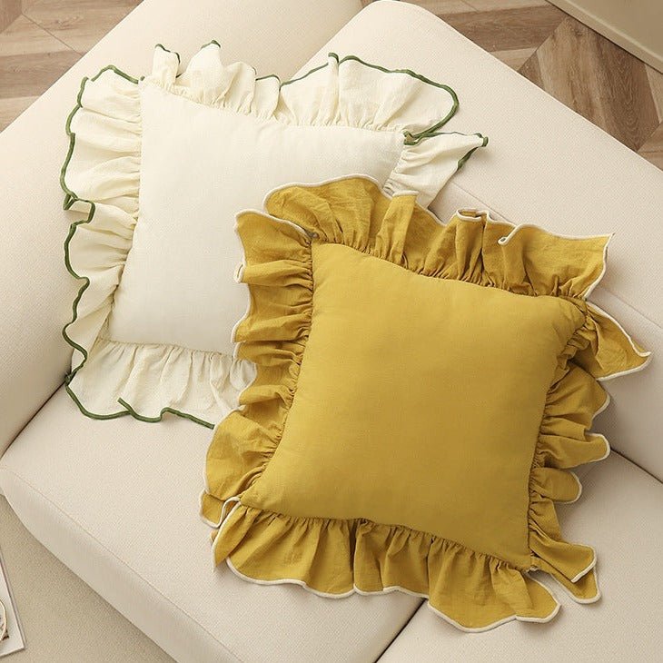 Royal Ruffle Cushion - Cushion - Delicors