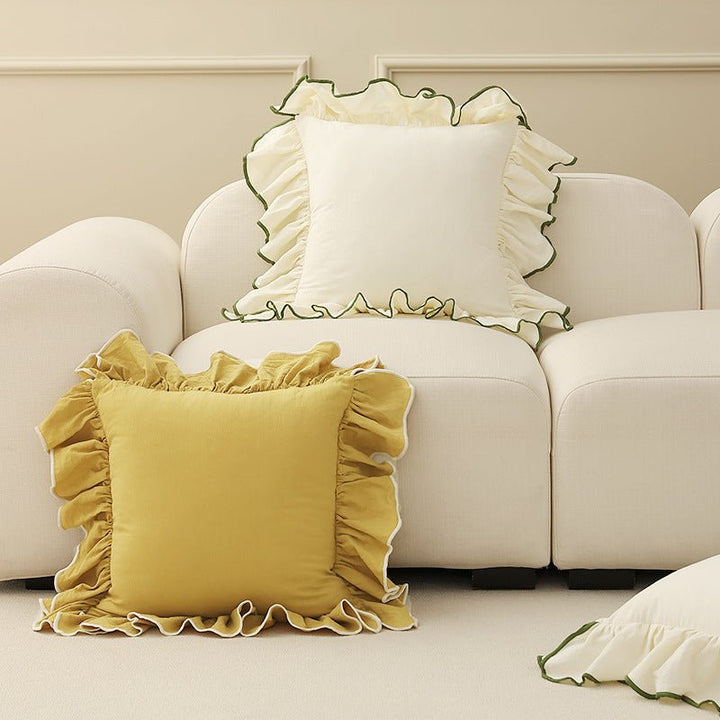 Royal Ruffle Cushion - Cushion - Delicors