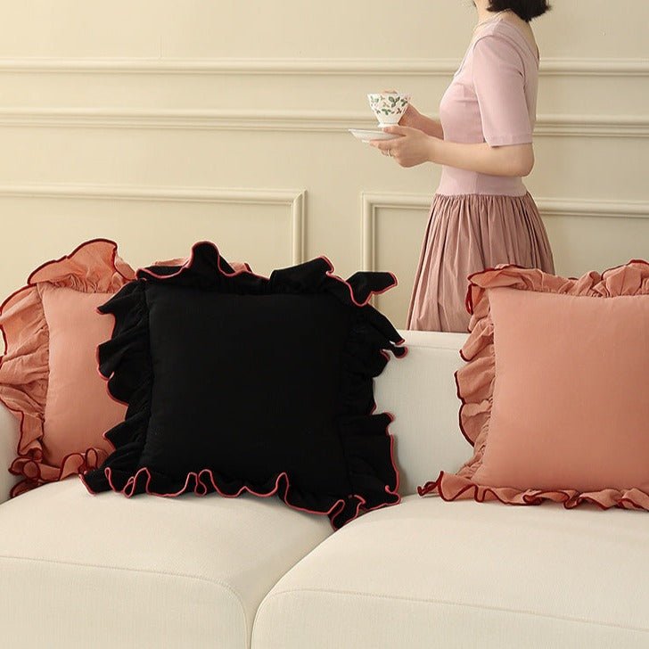 Royal Ruffle Cushion - Cushion - Delicors