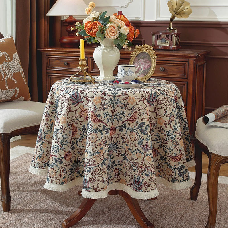 Royal Skies Round Table Cloth -- Delicors
